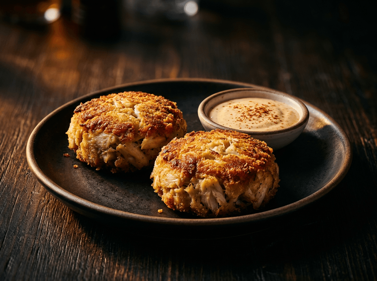 Crab Cakes — performance menu item by ABLTY
