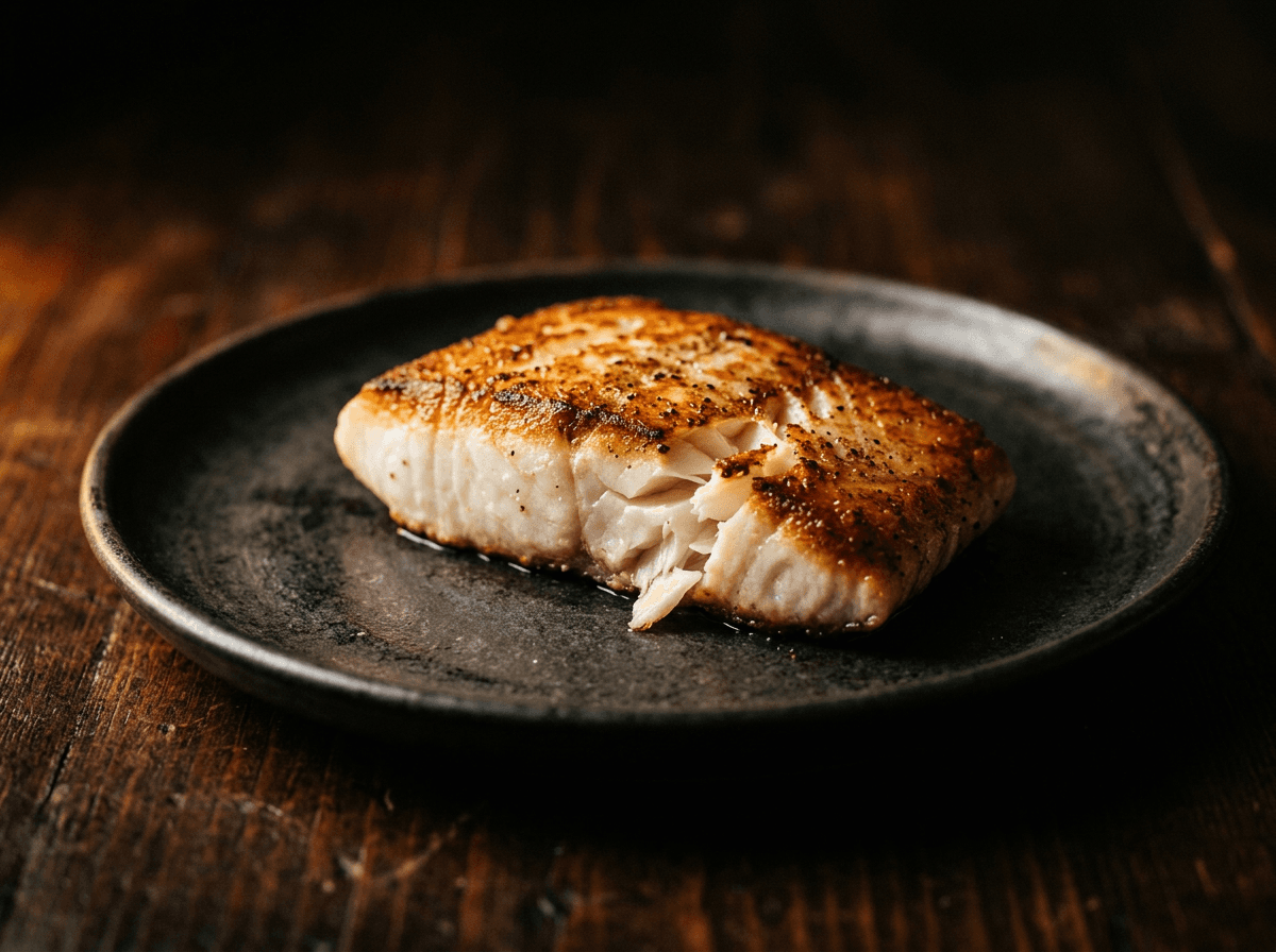 Halibut — performance menu item by ABLTY