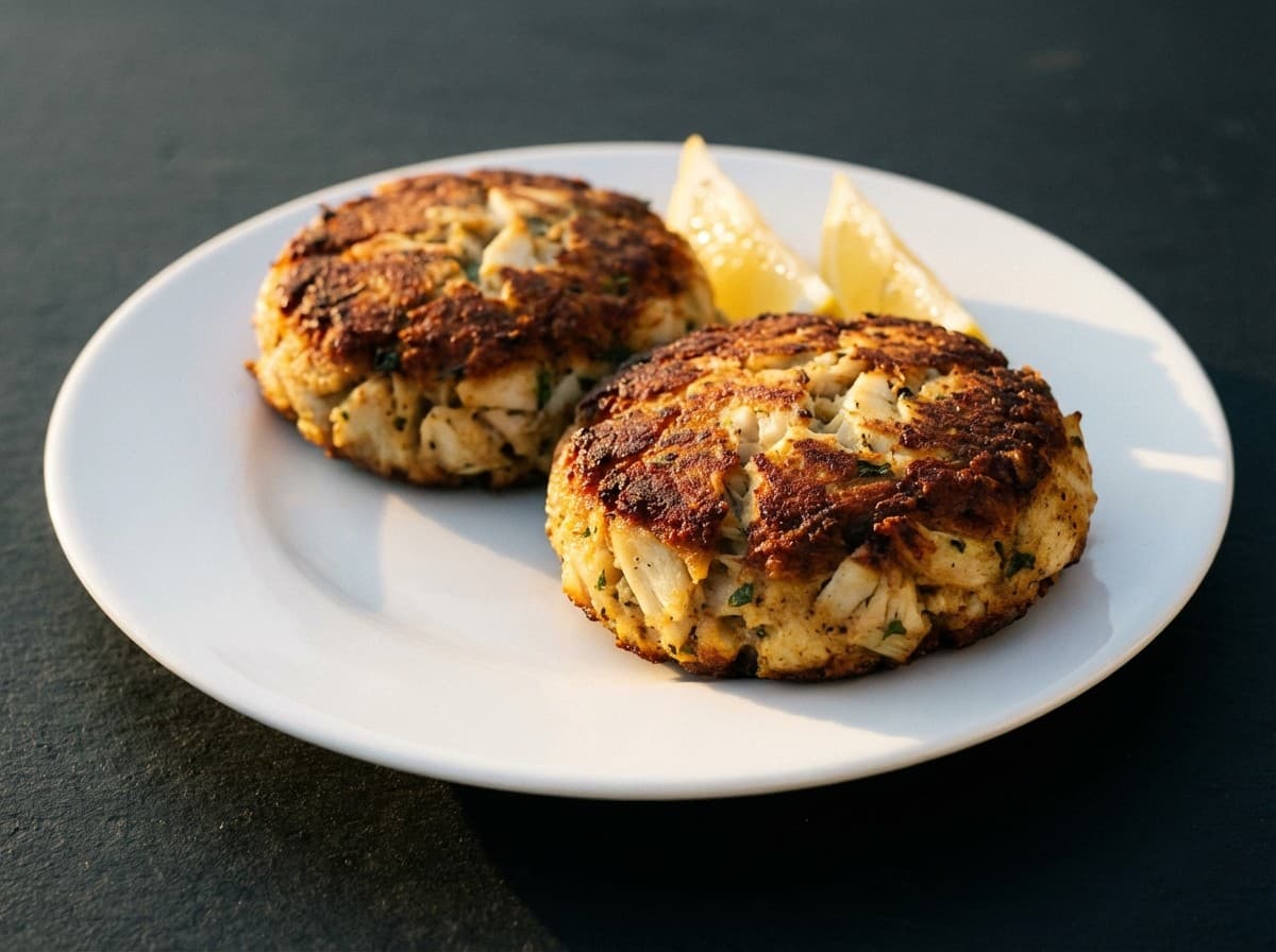 Crab Cakes — performance menu item by ABLTY