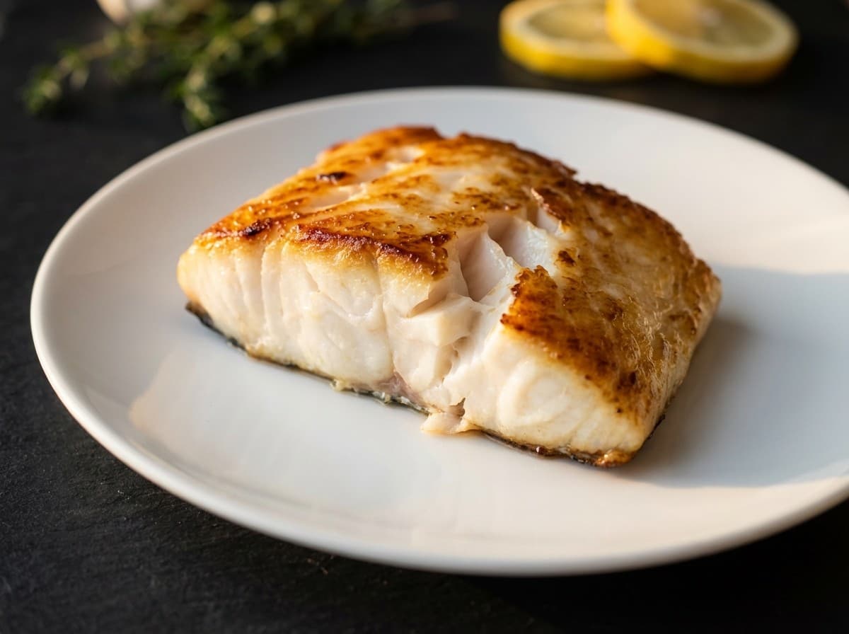Halibut — performance menu item by ABLTY